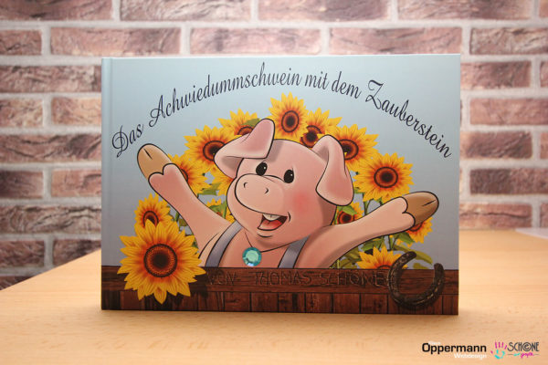 Bilderbuch "Das Achwiedummschwein mit dem Zauberstein"