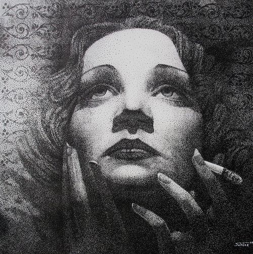Porträt "Marlene Dietrich"