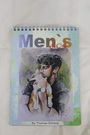 man´s dog erotische Aquarelle